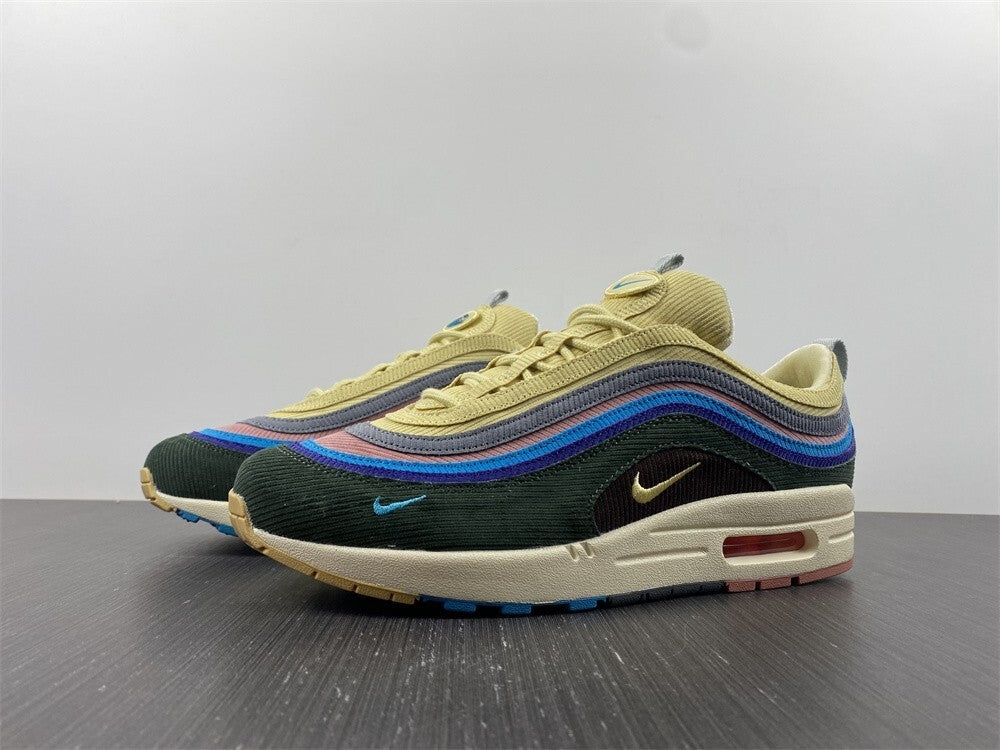 Tênis NK Air Max 97 Híbrido “Veludo Cotelê Vintage Arco-Íris”
