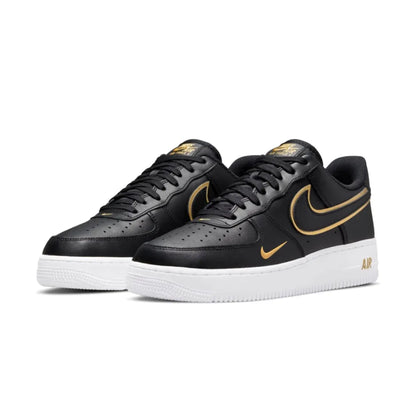 Tênis Nike Air Force 1 '07 LV8 'Metallic Swoosh Pack Black'