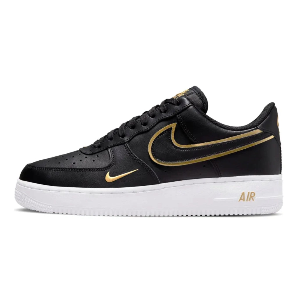 Tênis Nike Air Force 1 '07 LV8 'Metallic Swoosh Pack Black'