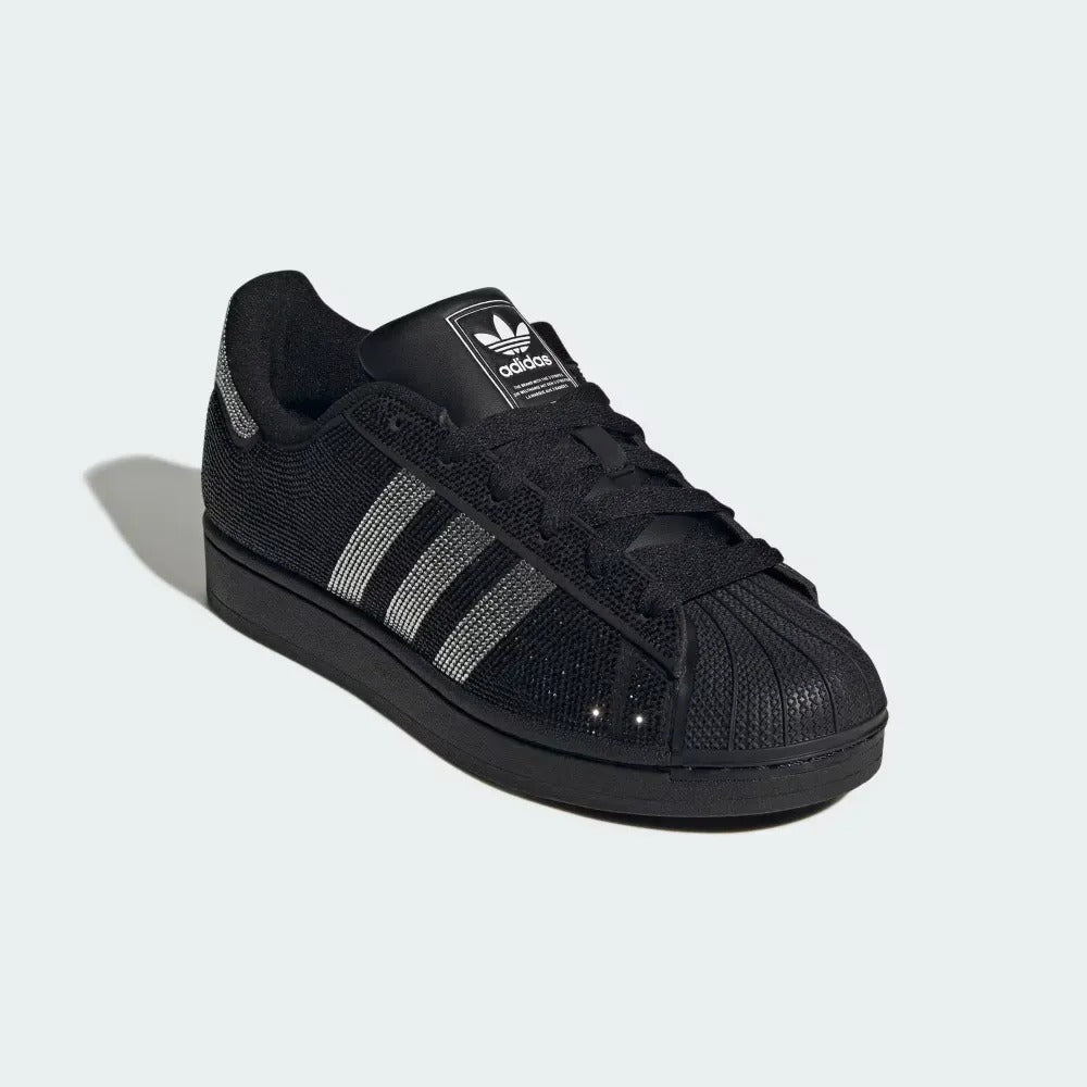 adidas Superstar II Core Black Silver Metallic Off White