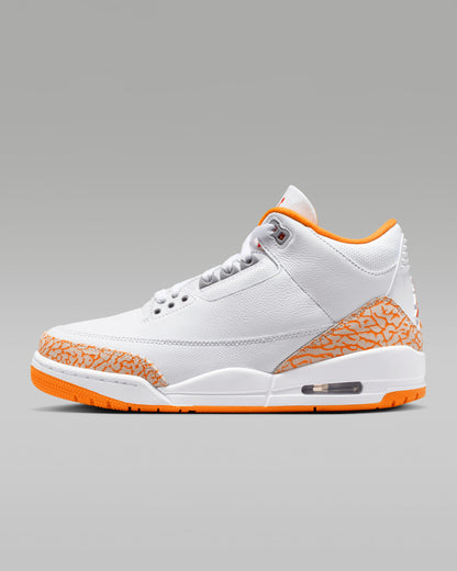Air Jordan 3 Retro "Branco e Casca de Laranja"