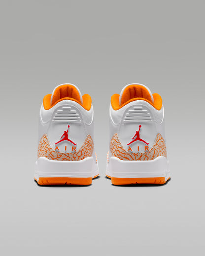 Air Jordan 3 Retro "Branco e Casca de Laranja"