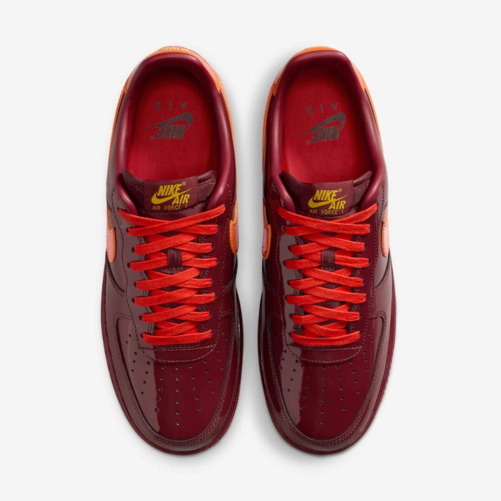 Nike Air Force 1 Low 'Patent Leather Dark Team Red'