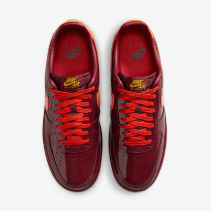 Nike Air Force 1 Low 'Patent Leather Dark Team Red'