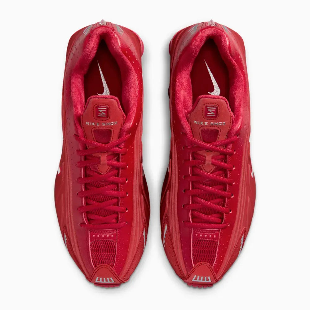 Nike Shox R4 Gym Red Metallic Silver