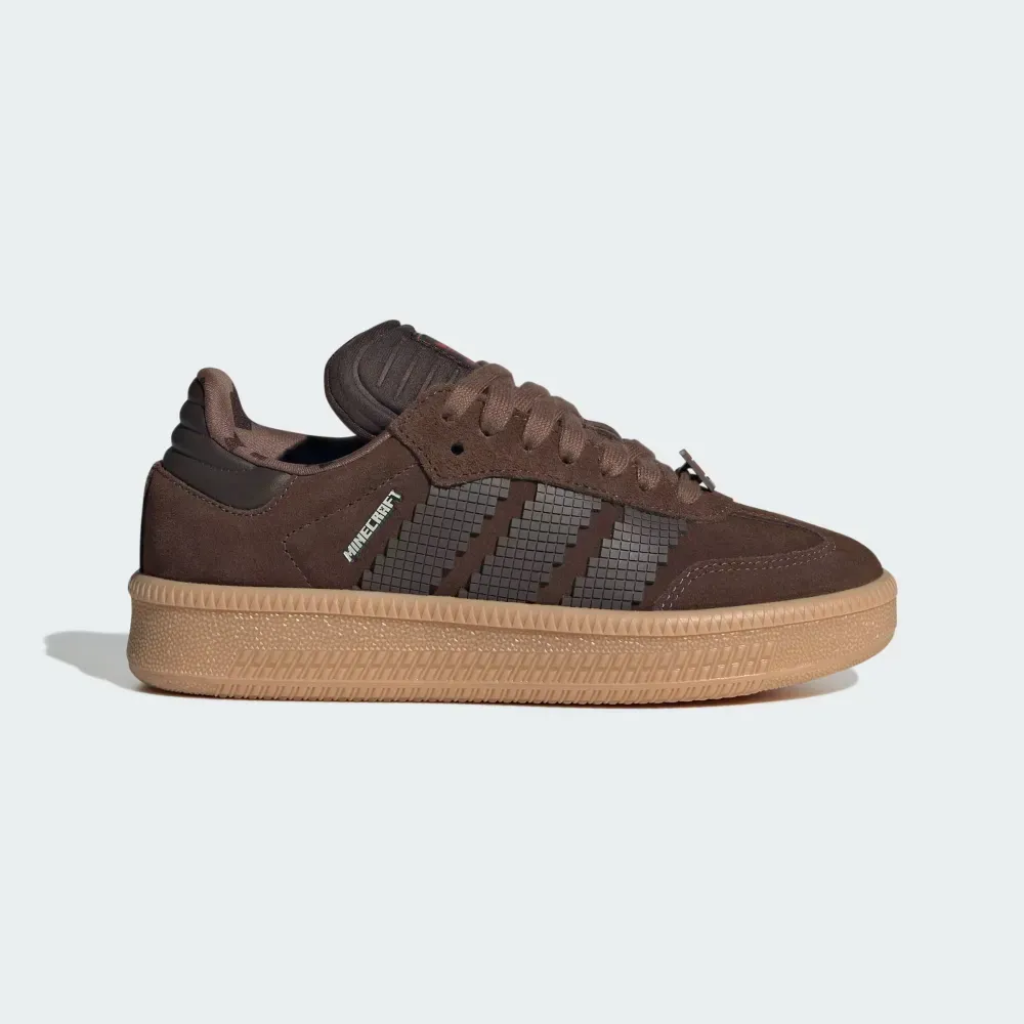 Minecraft x adidas Samba XLG GS Spider Dark Brown