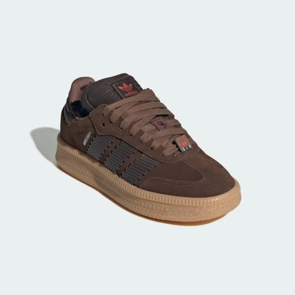 Minecraft x adidas Samba XLG GS Spider Dark Brown