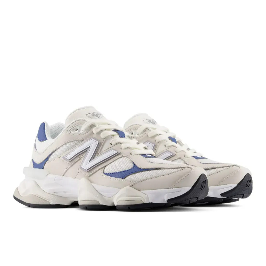 New Balance 9060 Light Beige Dark Blue