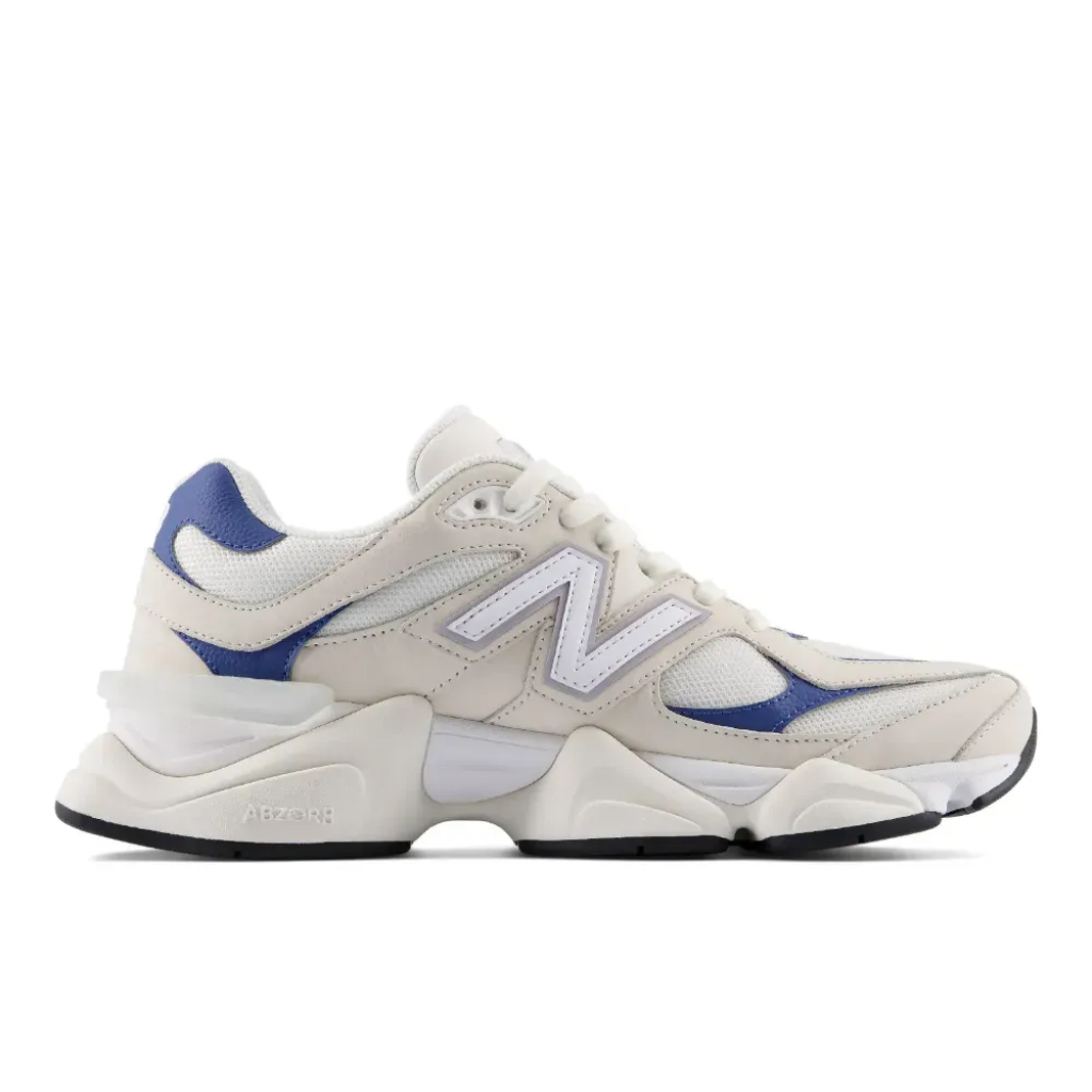 New Balance 9060 Light Beige Dark Blue