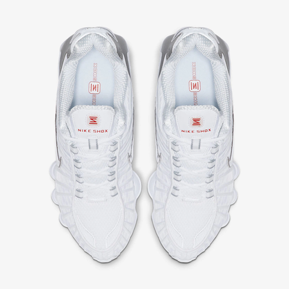 Nike Shox TL White and Max Orange