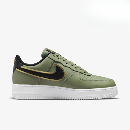 Tênis Air Force 1 Low 07 LV8 Double Swoosh Olive Gold Black