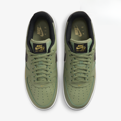 Tênis Air Force 1 Low 07 LV8 Double Swoosh Olive Gold Black