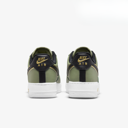 Tênis Air Force 1 Low 07 LV8 Double Swoosh Olive Gold Black
