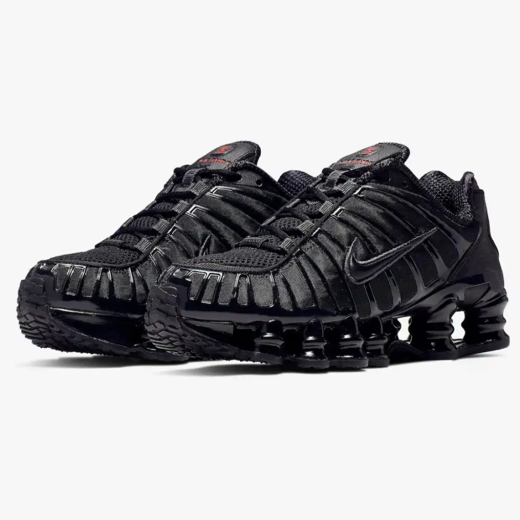 Tênis Nike Shox TL Black and Max Orange