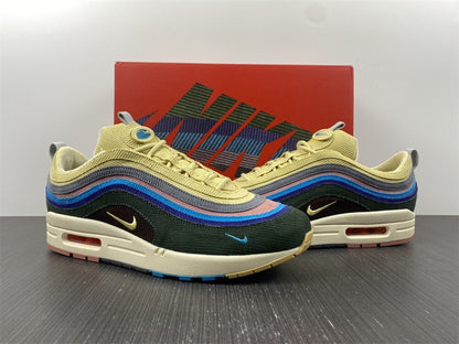 Tênis NK Air Max 97 Híbrido “Veludo Cotelê Vintage Arco-Íris”