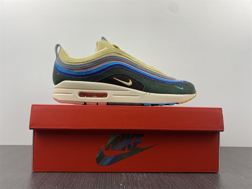 Tênis NK Air Max 97 Híbrido “Veludo Cotelê Vintage Arco-Íris”