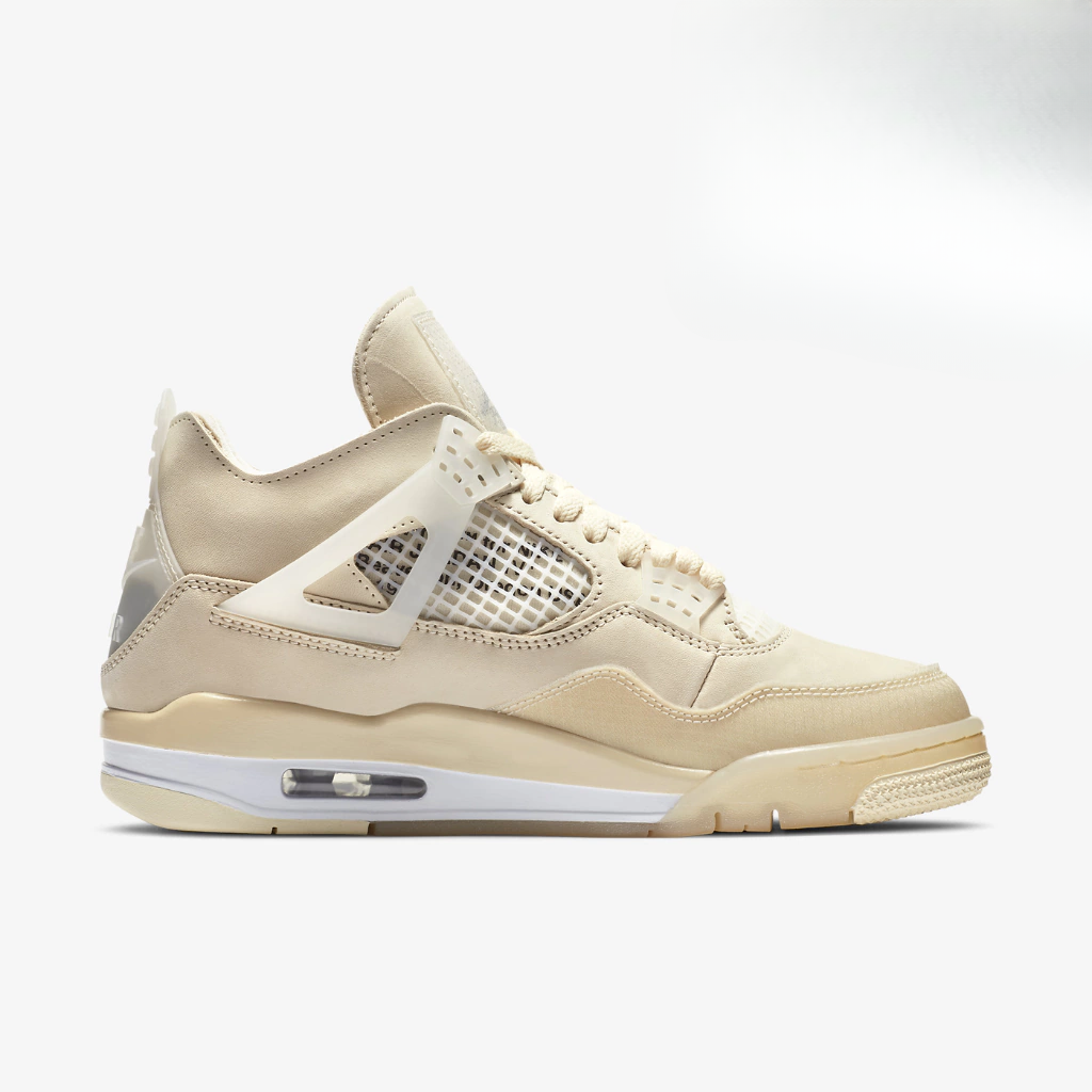 Tênis Off-White x Air Jordan 4 Sail