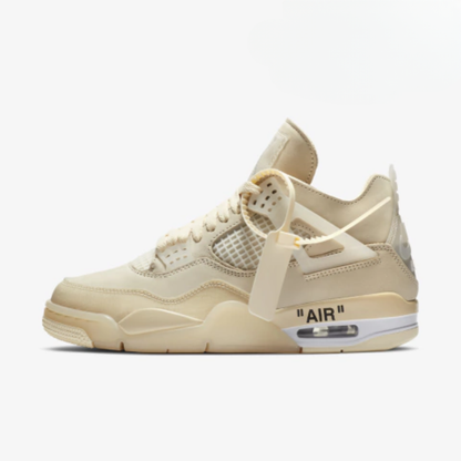 Tênis Off-White x Air Jordan 4 Sail